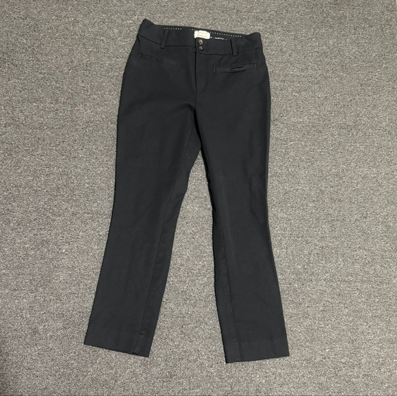 Anthropologie Black Slim Trouser Pants - Picture 2 of 7